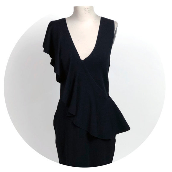 Diane Von Furstenberg Dresses & Skirts - Diane Von Furstenberg Black Cocktail Dress Size M